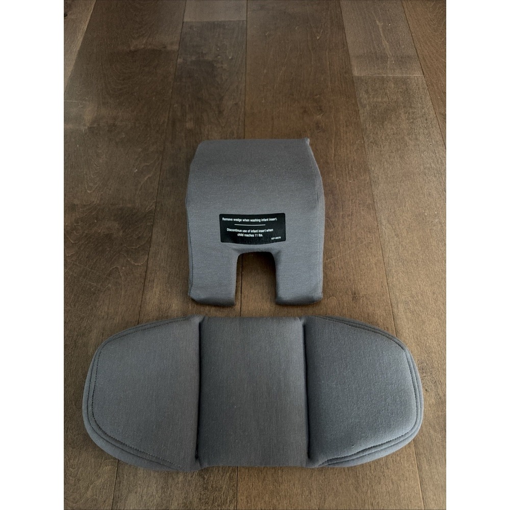 Nuna Exec Gray Baby Car Seat Cushion Pads Insert Set